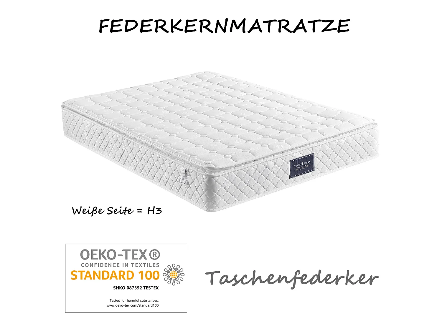 Opbergbed met opbergruimte 140 x 200 cm - fluweel - lattenbodem - grijs + matras
