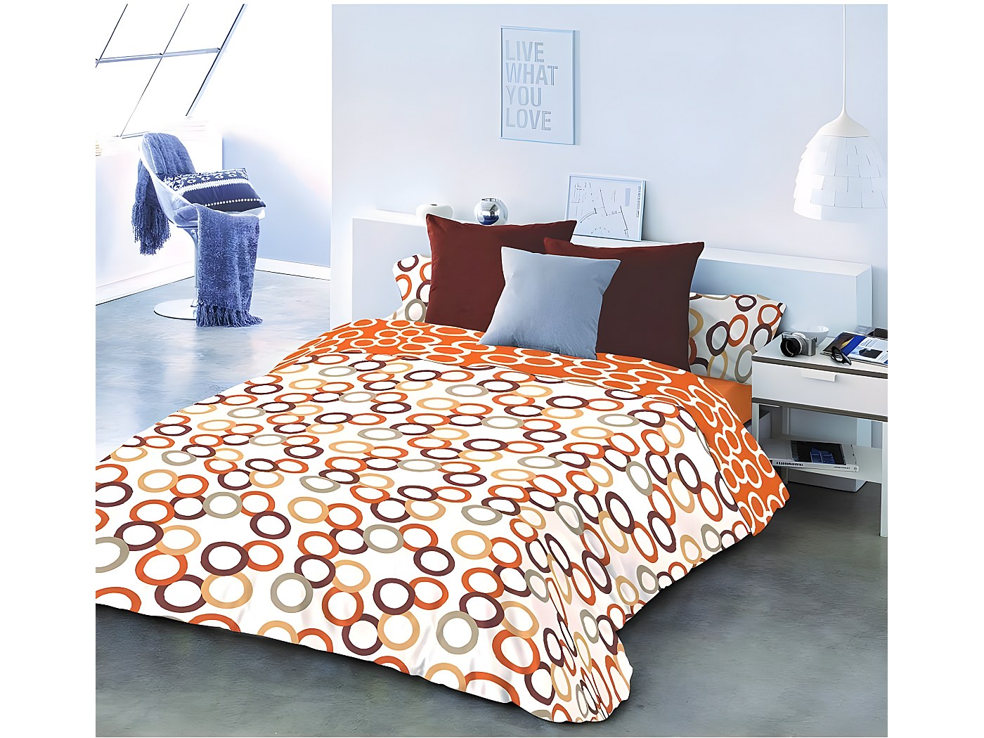 Funda Nordica Reversible Tetuan Cama De 200 Algodón 100 70 COTTON