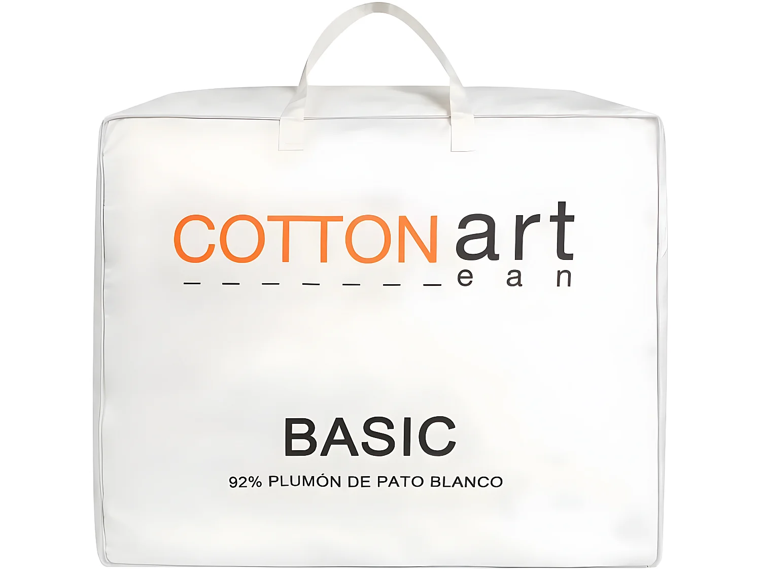 Relleno nórdico BÁSICO  92% plumón de pato 275 gr/m² blanco cama 135