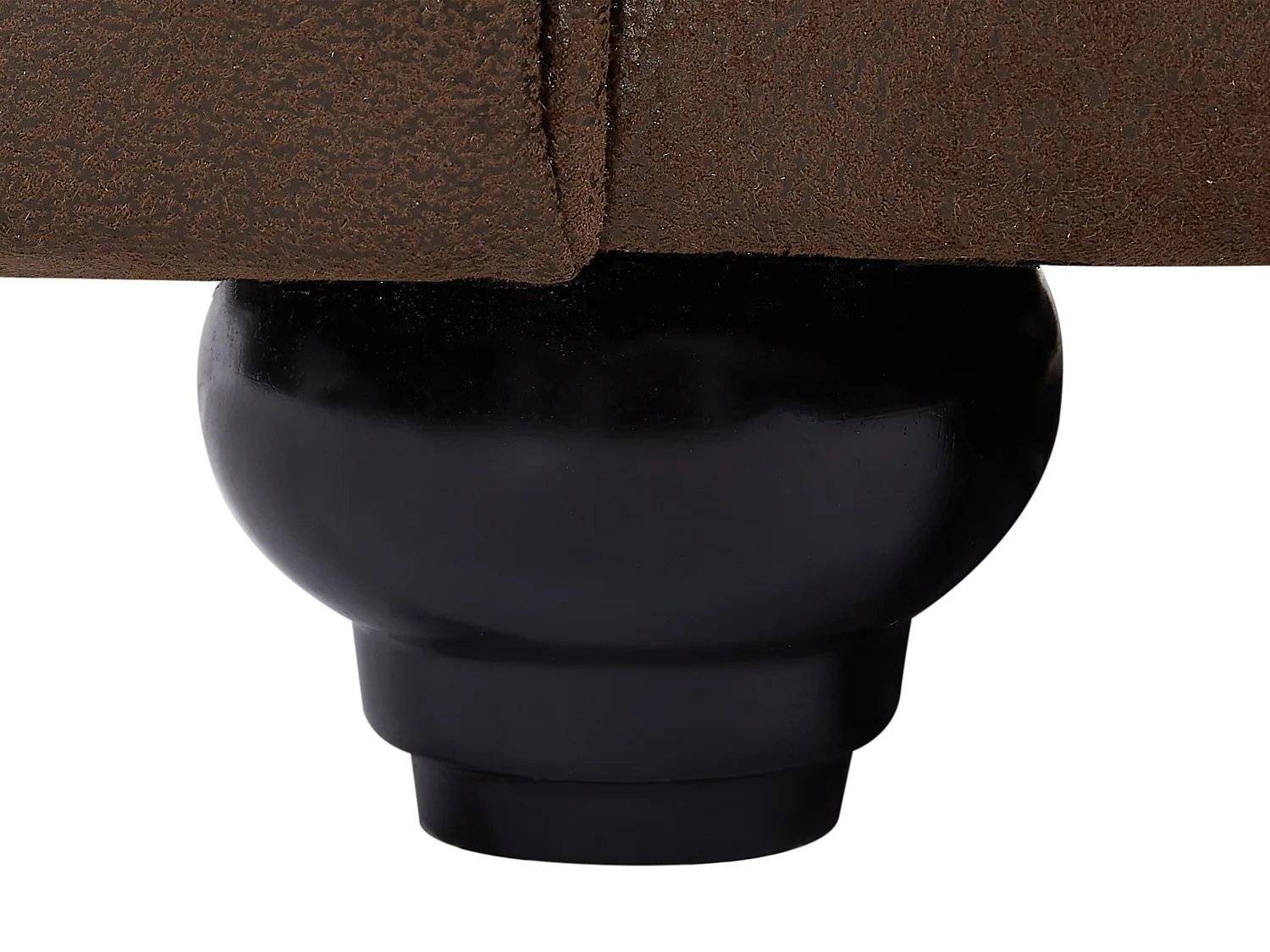 Driezits-slaapbank van microvezel met verouderd leereffect CHESTERFIELD