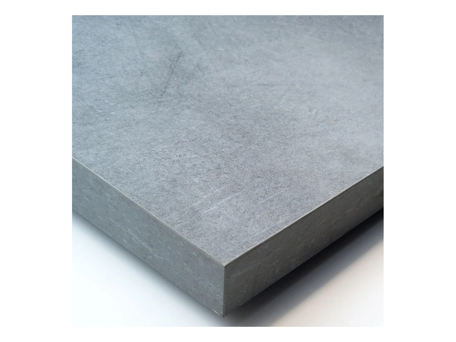 Uitschuifbare Consoletafel, 262x90x73cm, Voor 12 personen, Houten poten, Cement