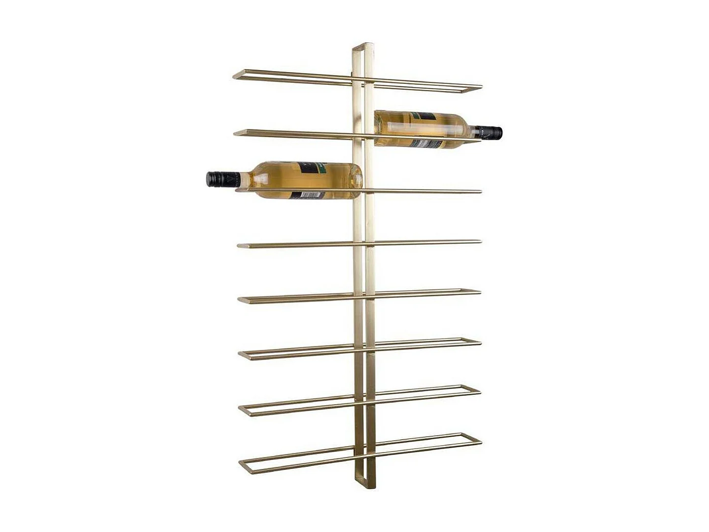 Porte bouteilles mural en métal Dual