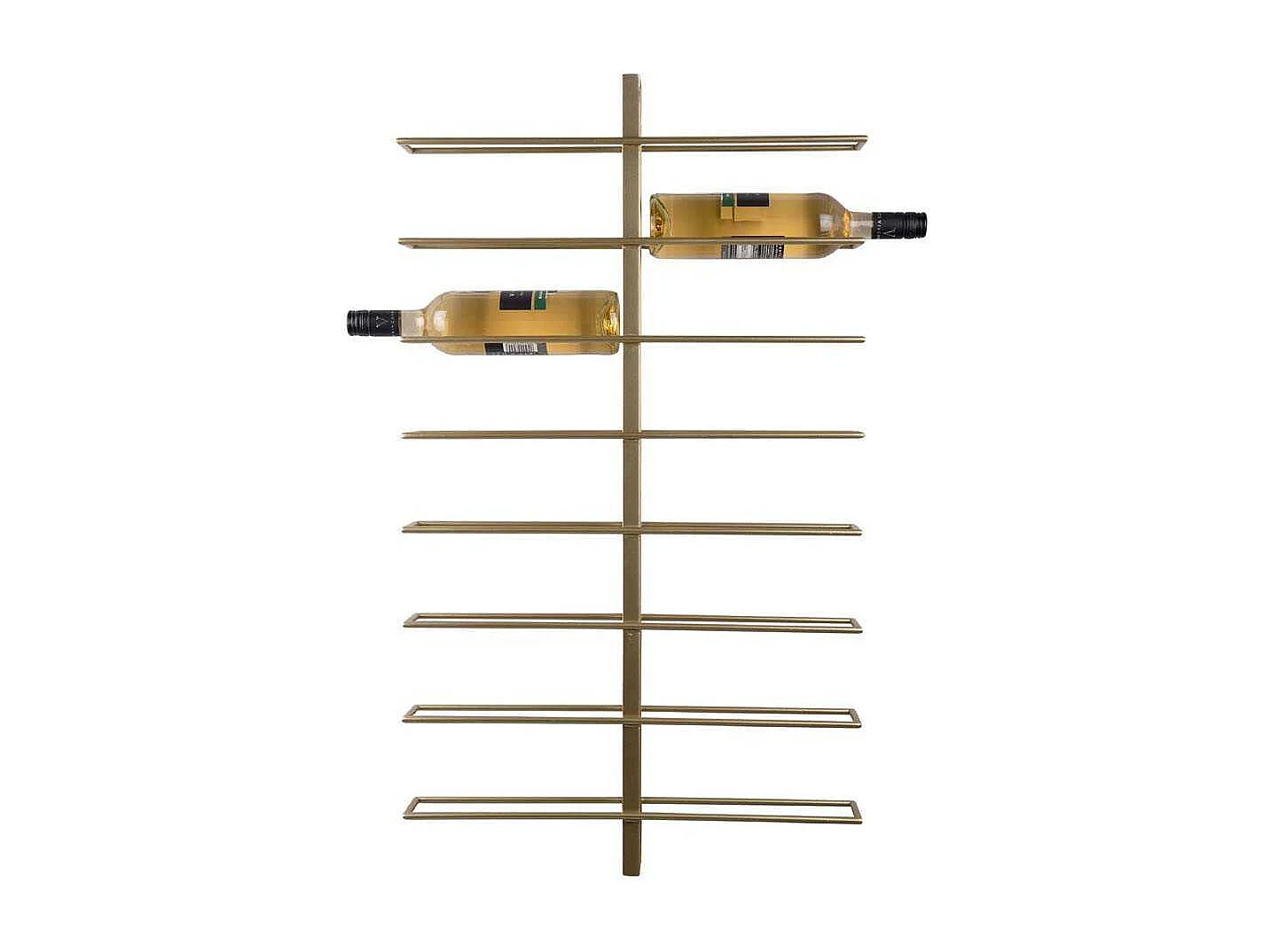 Porte bouteilles mural en métal Dual