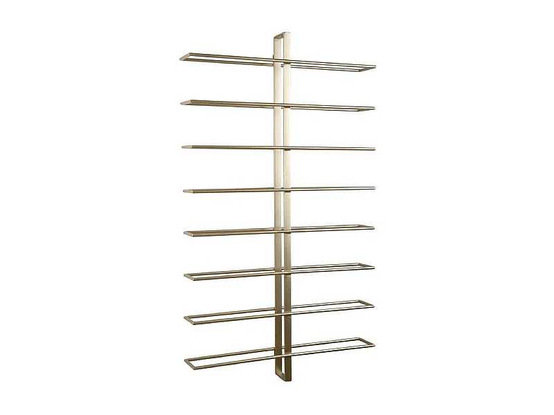 Porte bouteilles mural en métal Dual Doré