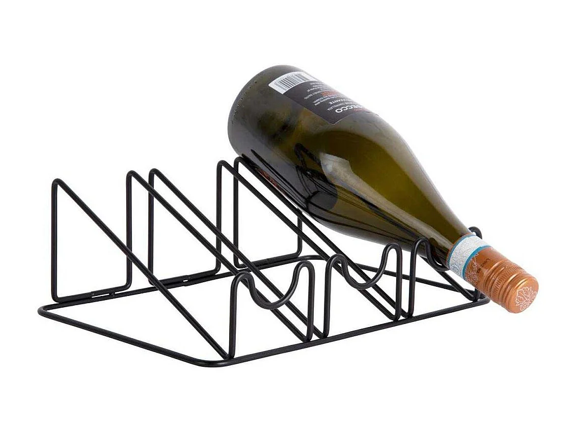 Support à bouteilles en métal Wired