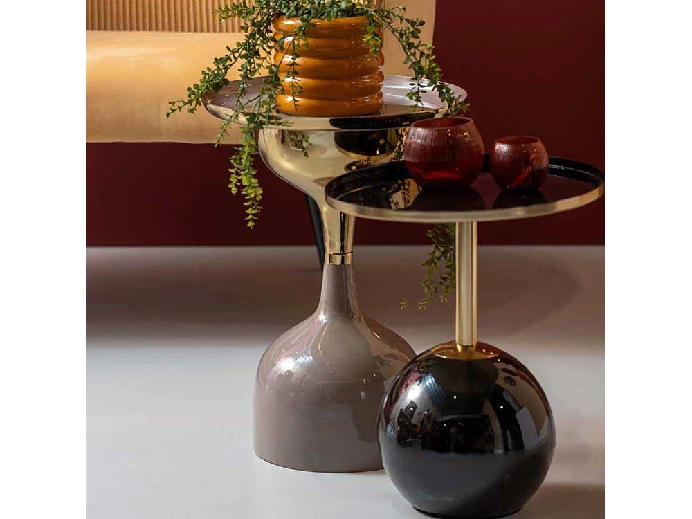 Bout de canapé en métal Ivy