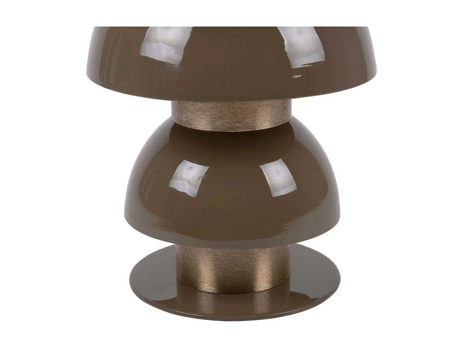 Bout de canapé en métal Tess Vert mousse