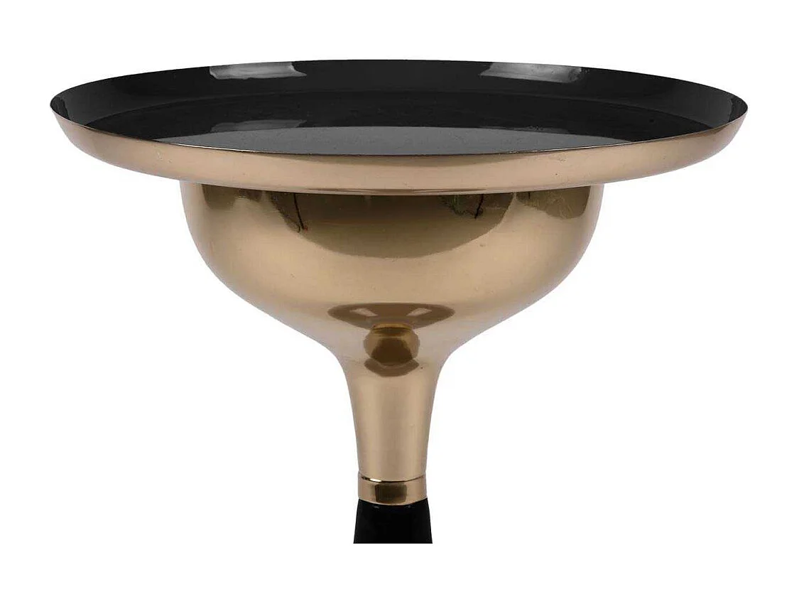 Bout de canapé en métal Ivy Noir