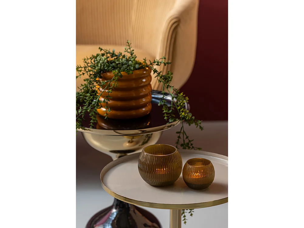 Bout de canapé en métal Ivy Noir