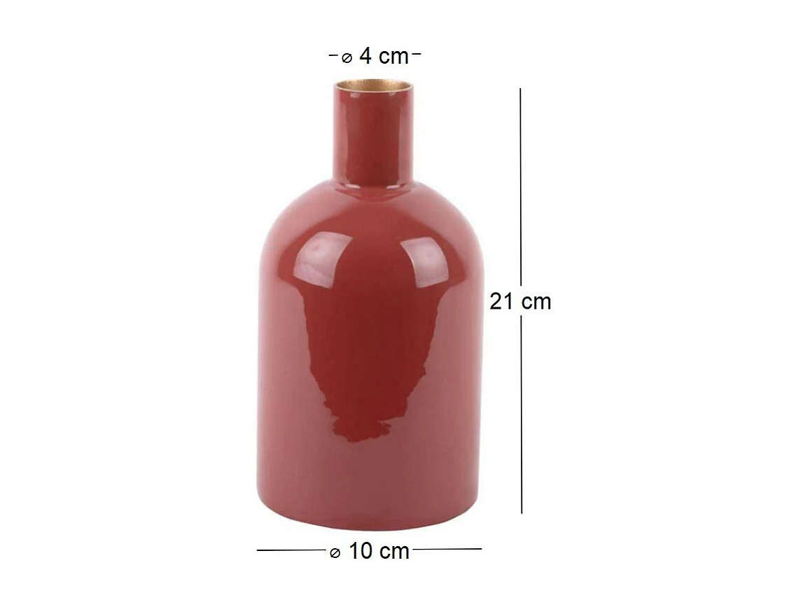 Vase en métal Ivy bottle
