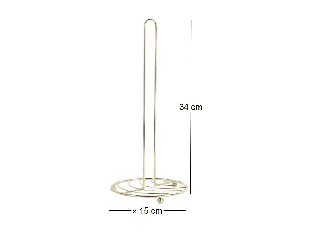 Support à essuie-tout en métal Wired