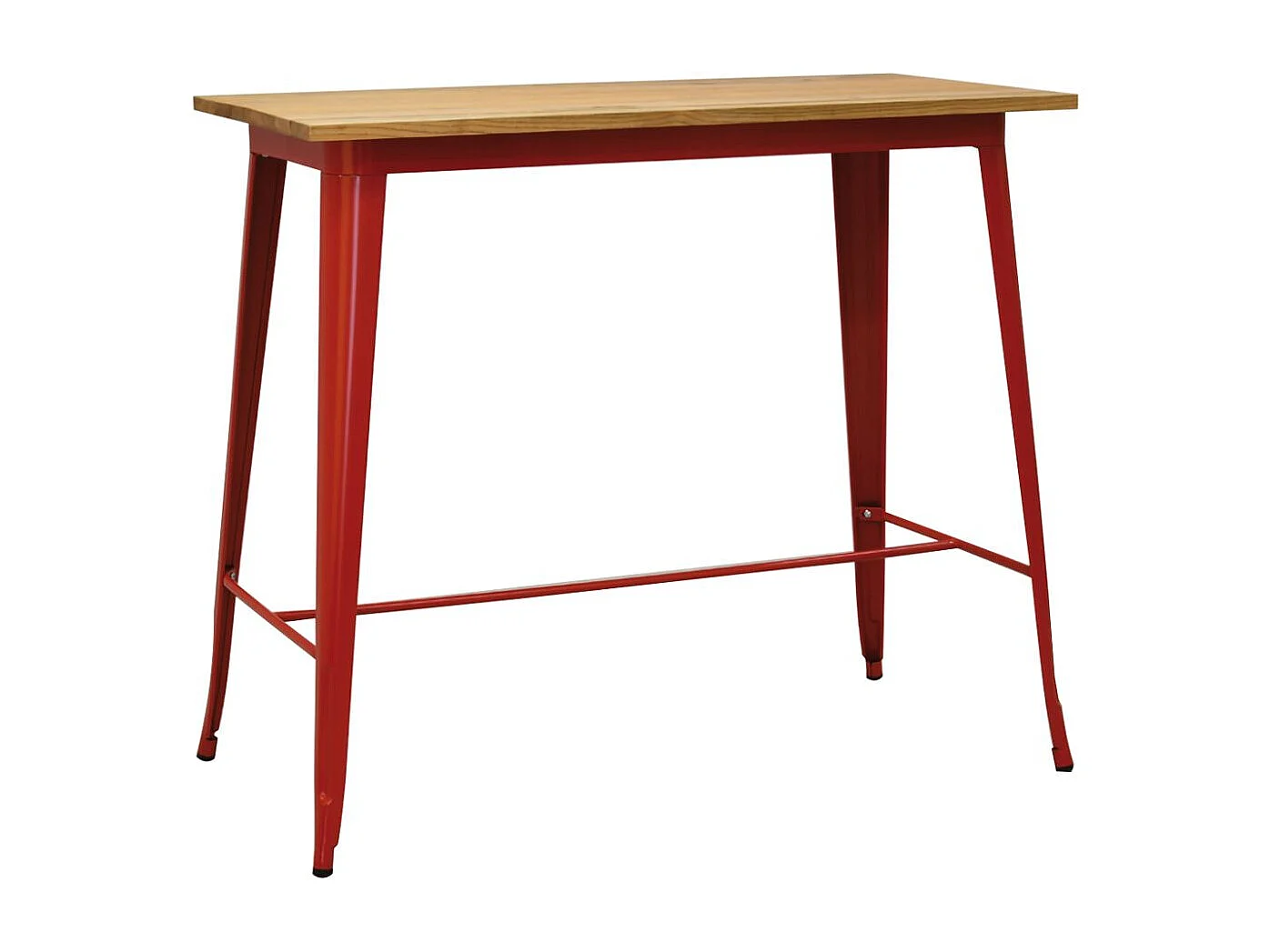 Ensemble table haute et tabourets métal industriel