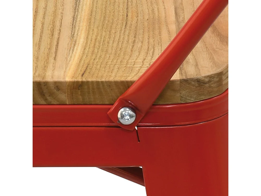 Ensemble table haute et tabourets métal industriel