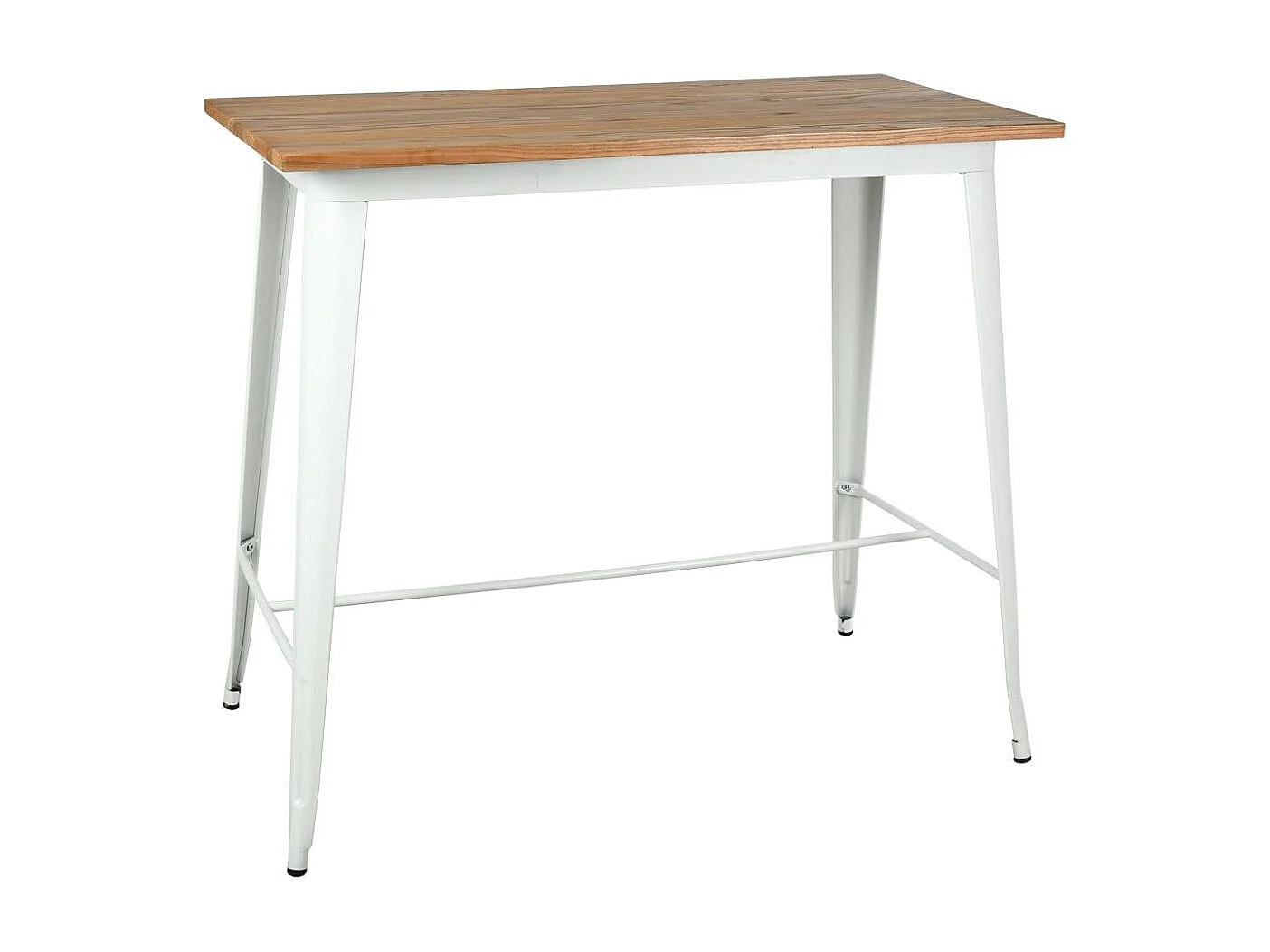 Ensemble table haute et tabourets métal industriel