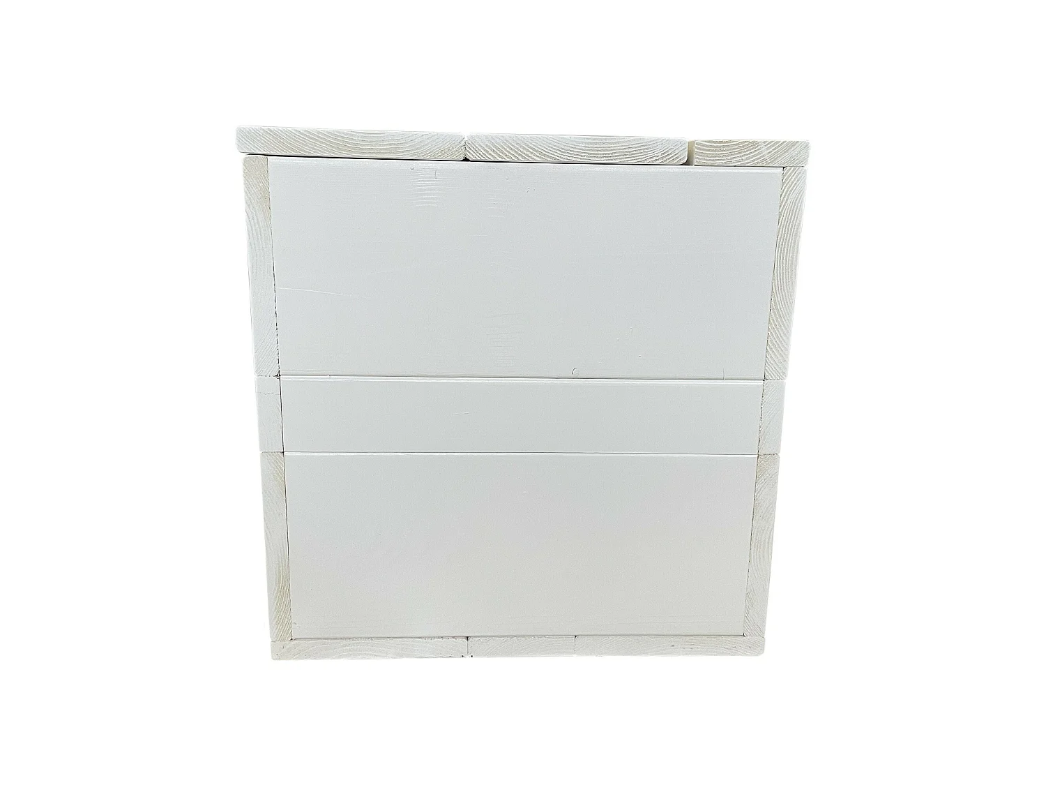 Scatola Giochi Kick Bianco - Scatola portaoggetti 80Lx50Hx50D cm