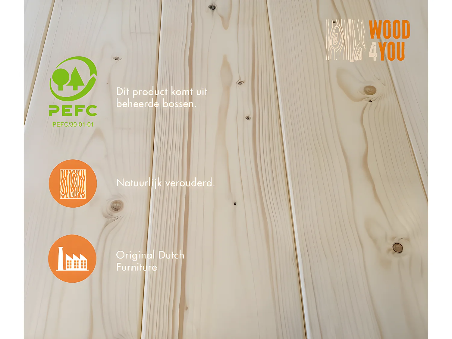 Wood4you - Coffre à jouets Kick épicéa -70Lx50Hx50P cm