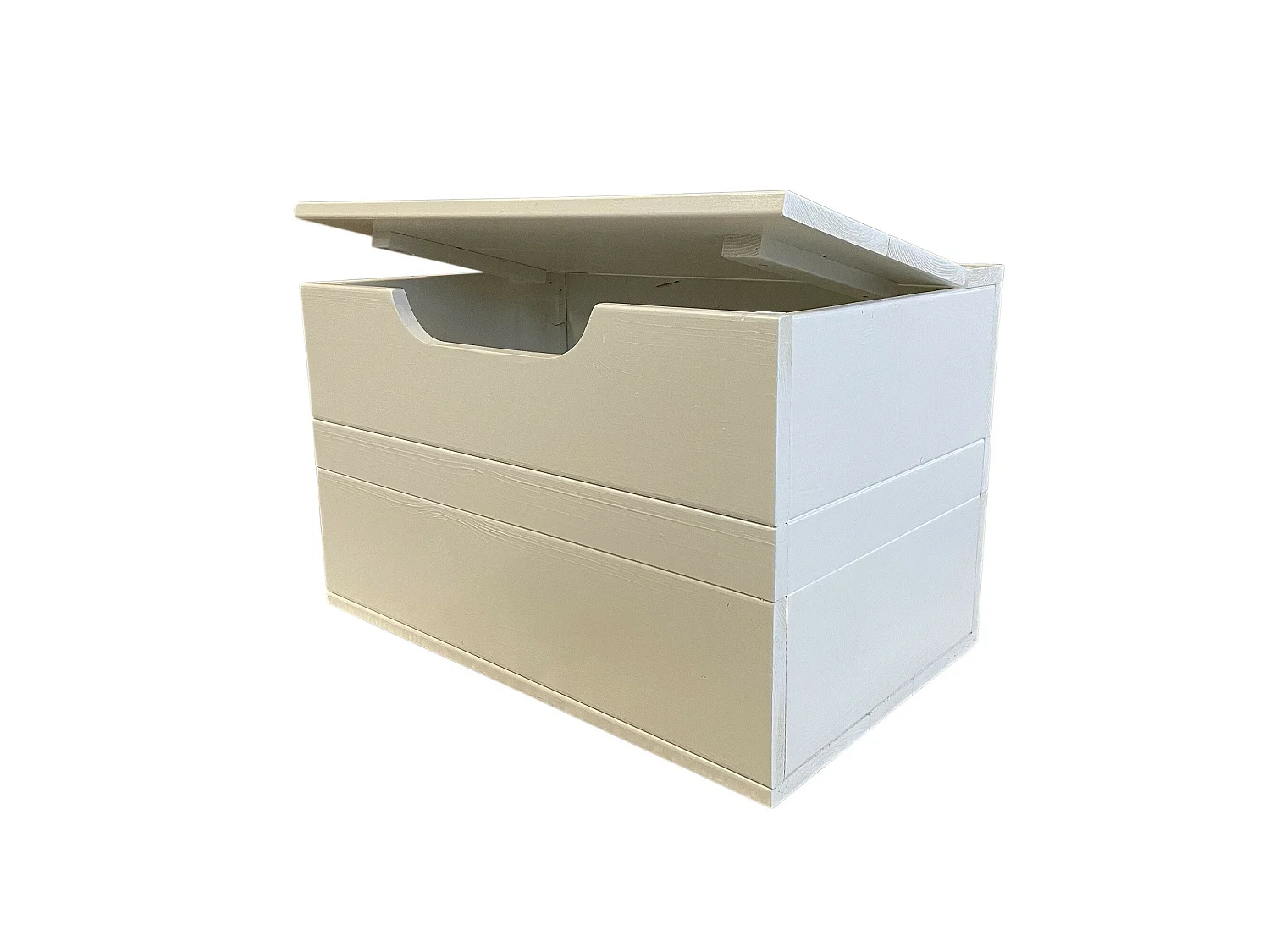 Scatola Giochi Kick White - Scatola portaoggetti 70Lx50Hx50D cm