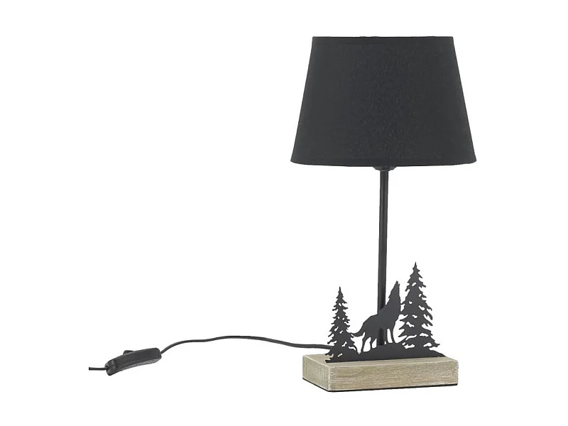 Lampe en métal montagne