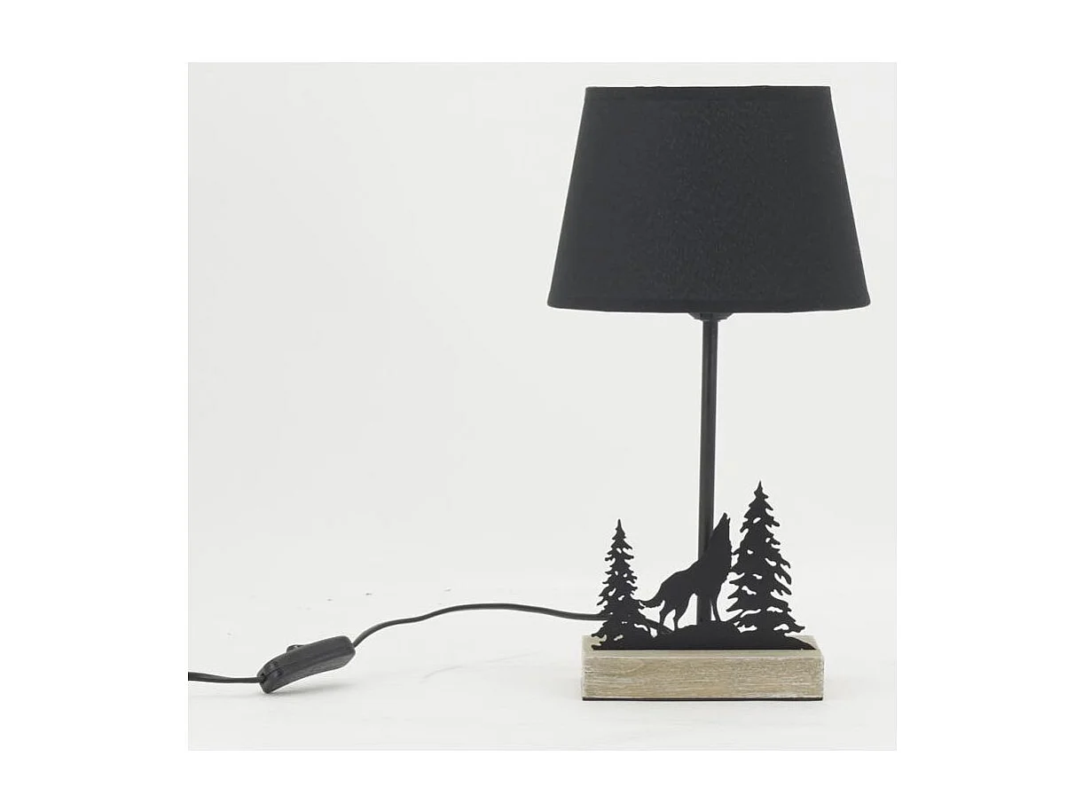 Lampe en métal montagne