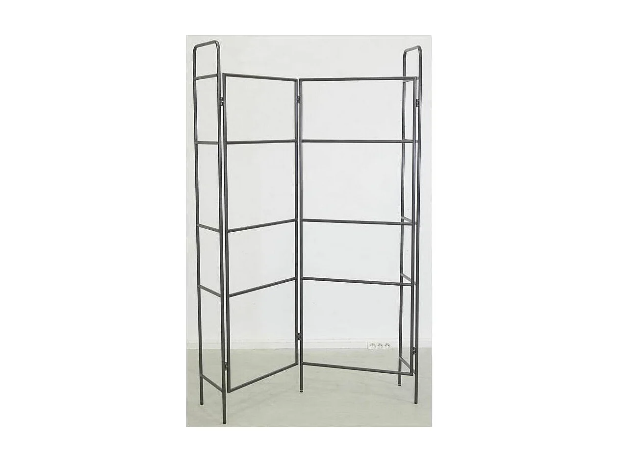 Etagère 5 niveaux en bois et métal Droite