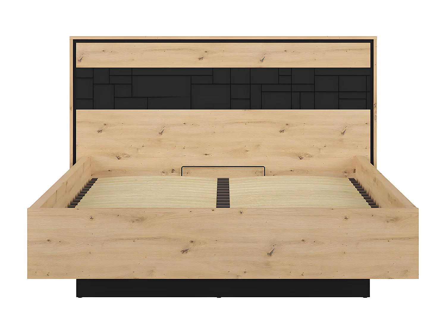 Elijah Wood en Zwarte bedstee 160x200 met lattenbodem