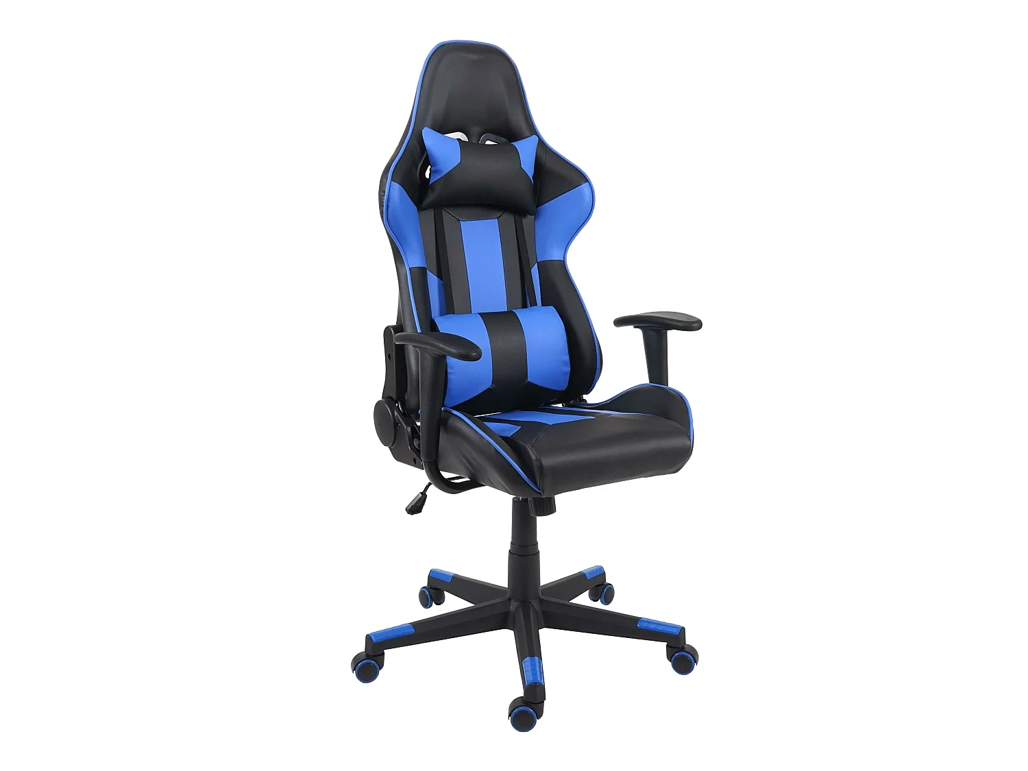 Chaise de bureau MCW-F84,  noir/bleu