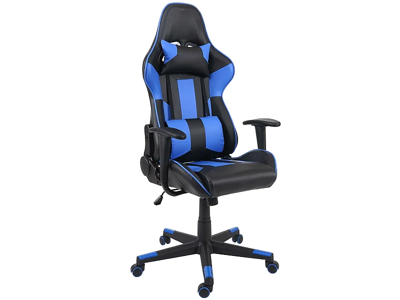 Bürostuhl MCW-F84, Schwarz/blau