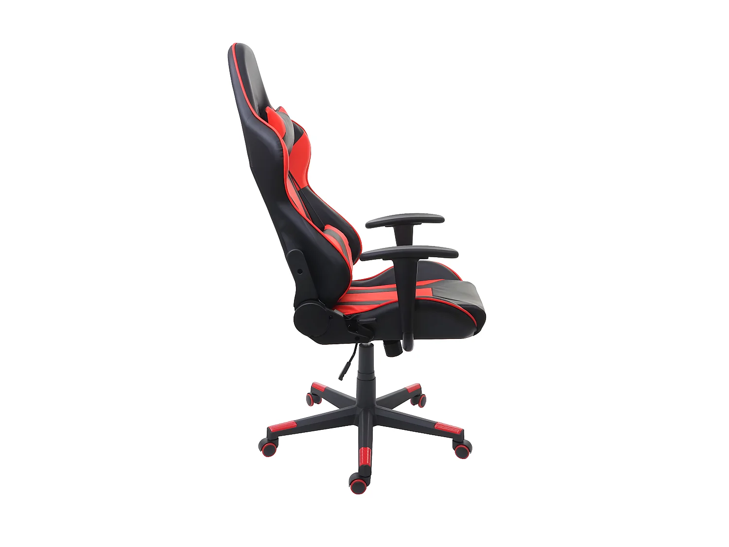 Bürostuhl MCW-F84, Schwarz/rot