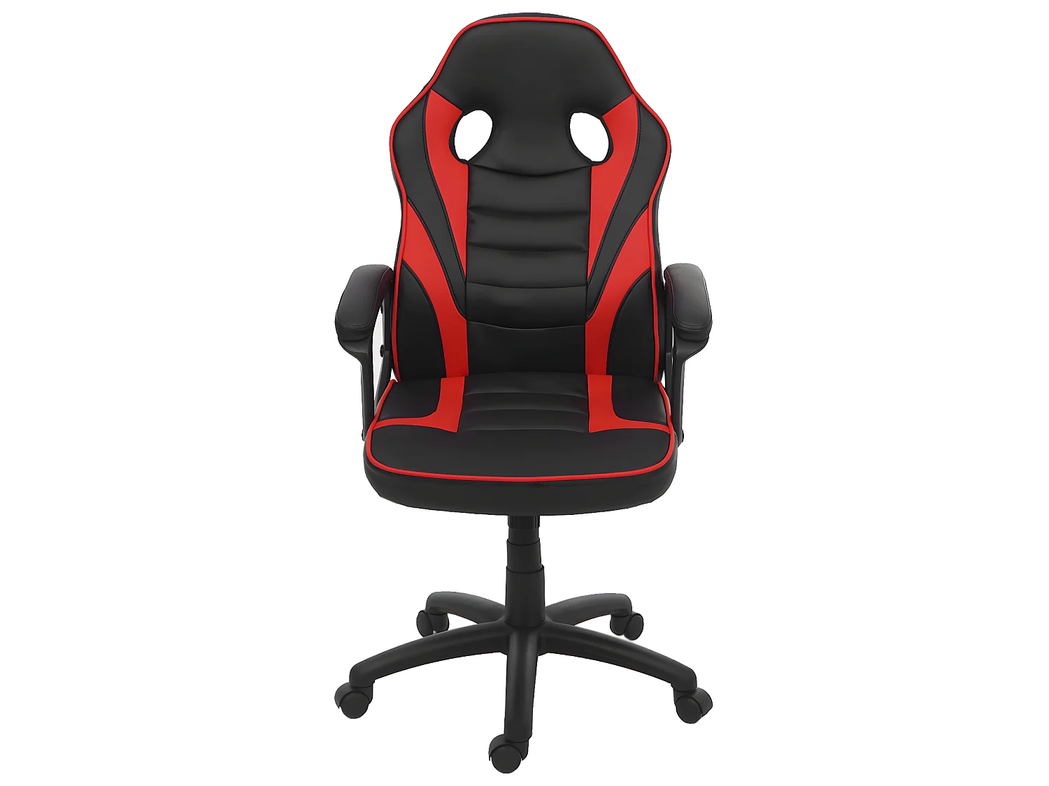 Bürostuhl MCW-F59, Schwarz/rot