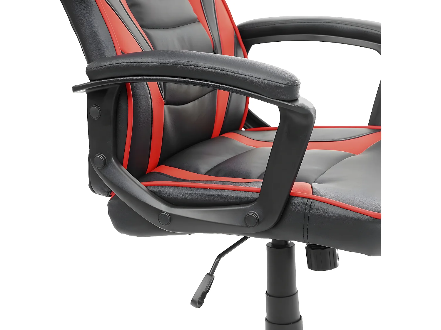 Bürostuhl MCW-F59, Schwarz/rot