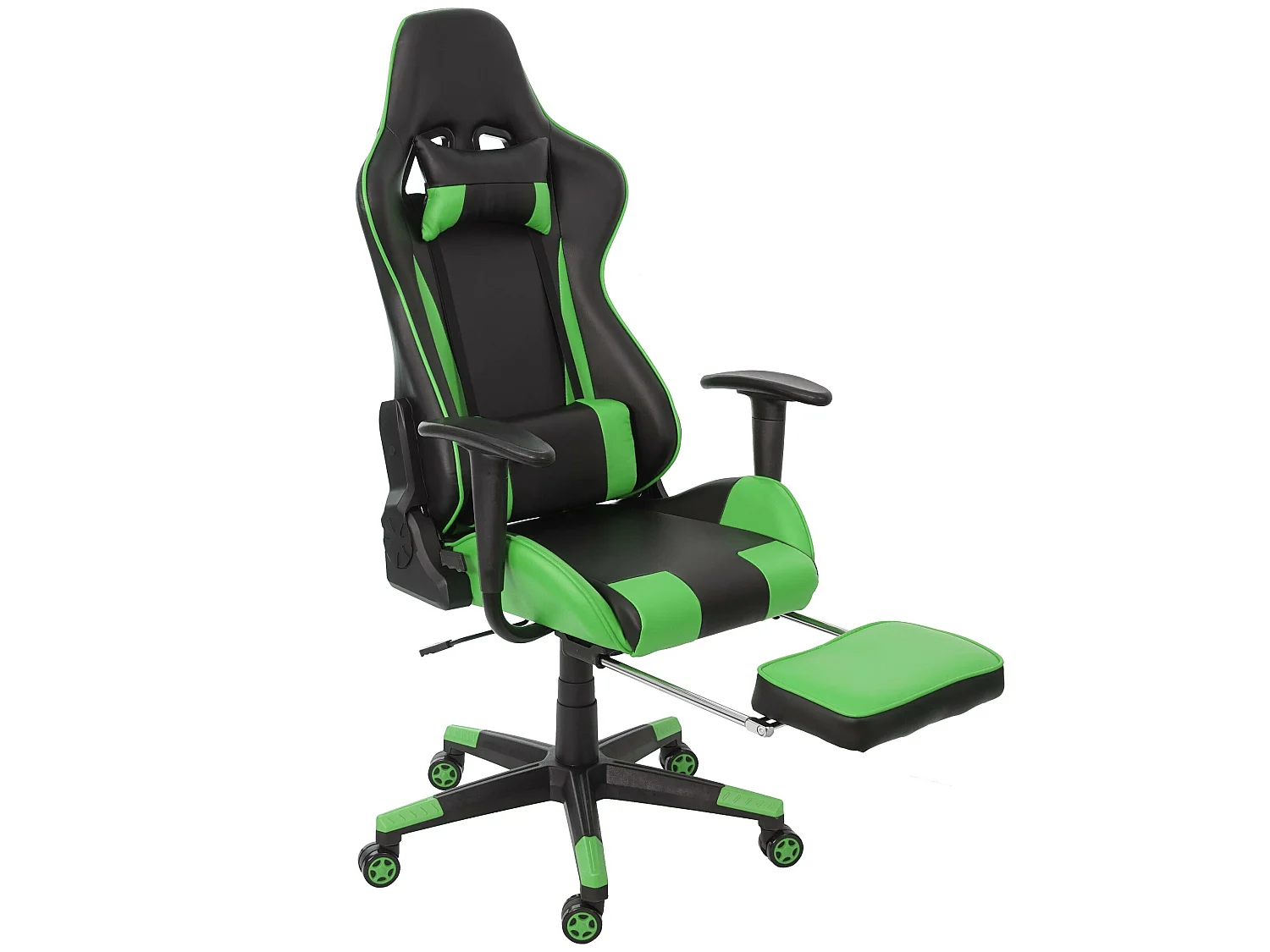 Bürostuhl MCW-D25, Schwarz/grün