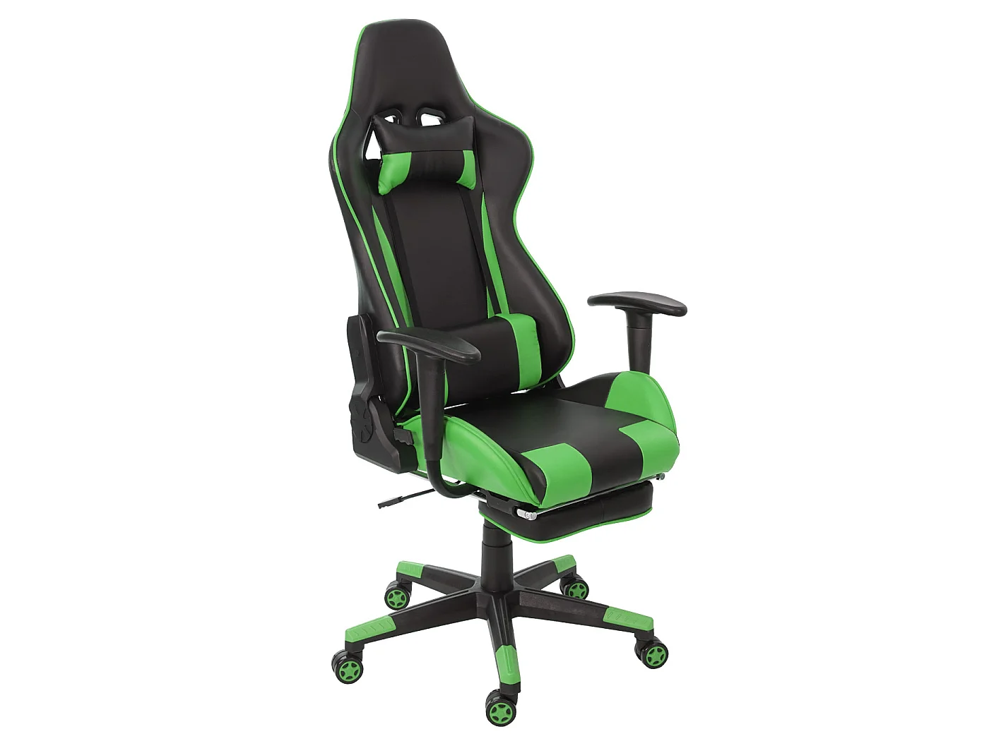 Bürostuhl MCW-D25, Schwarz/grün