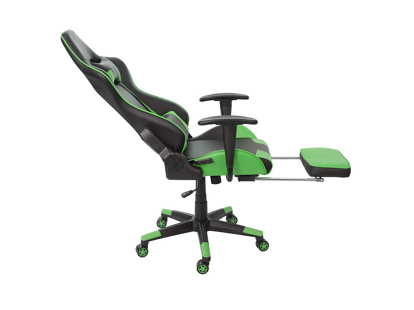 Bürostuhl MCW-D25, Schwarz/grün