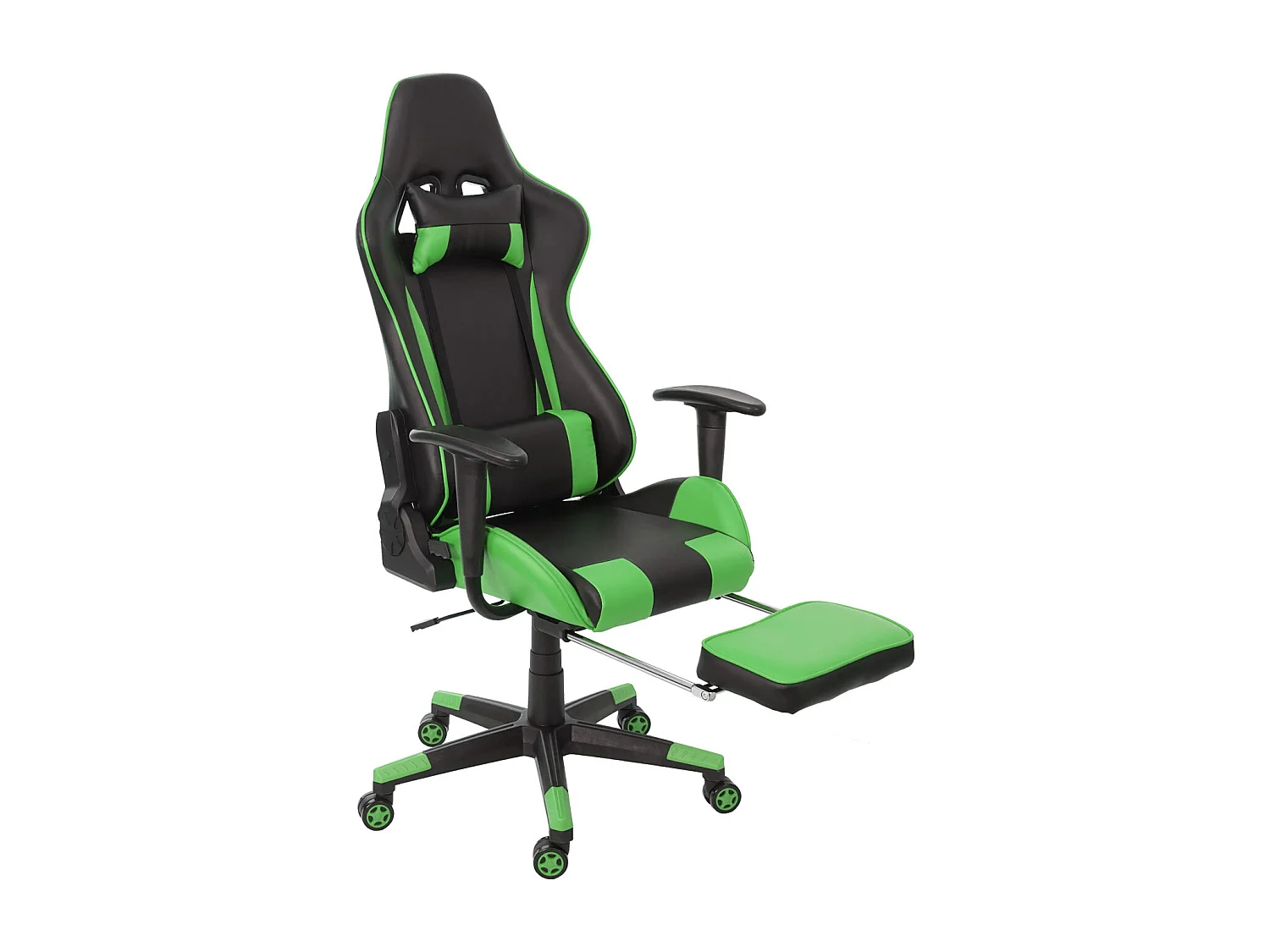 Chaise de bureau MCW-D25,  noir/vert