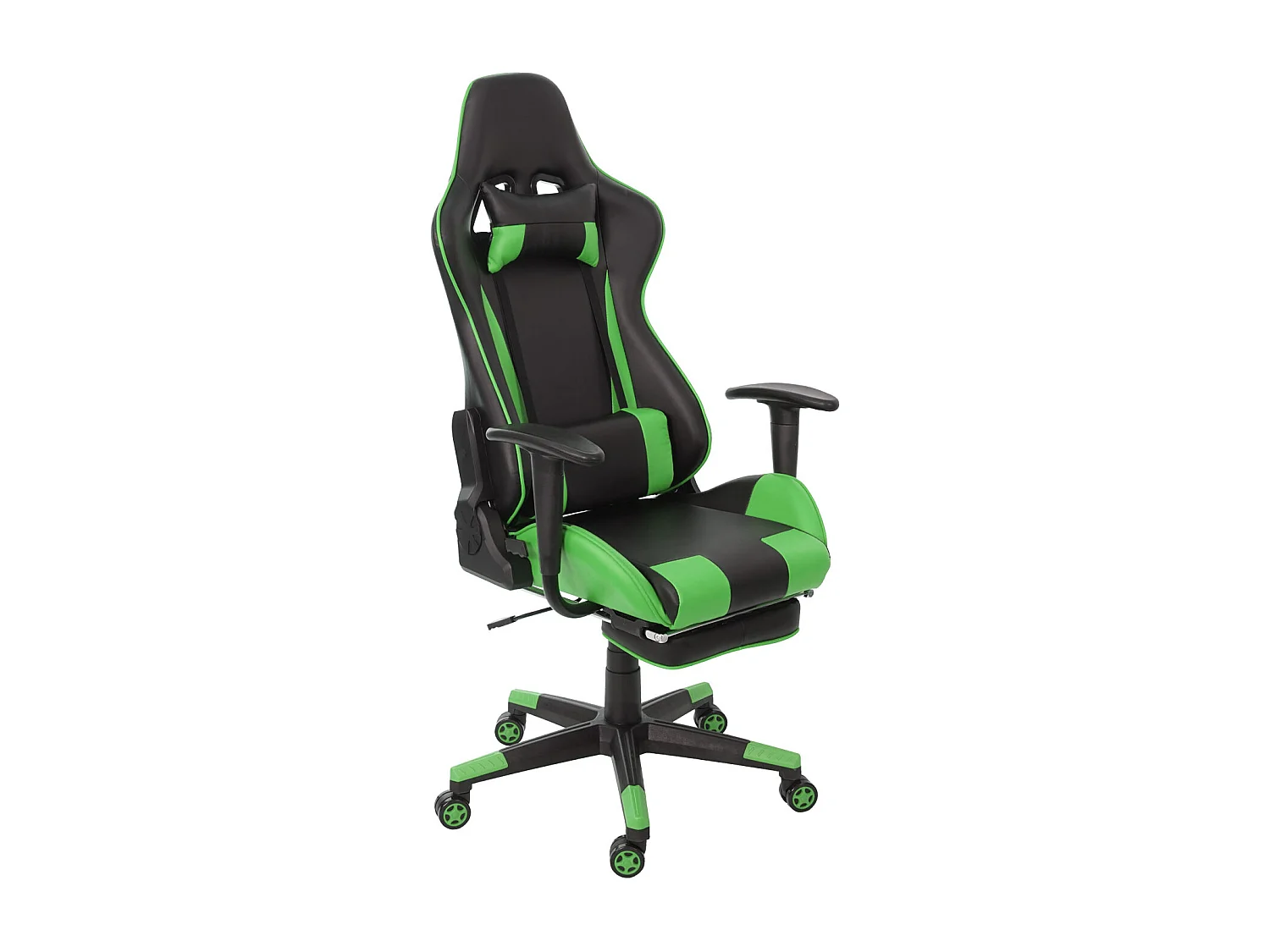 Chaise de bureau MCW-D25,  noir/vert
