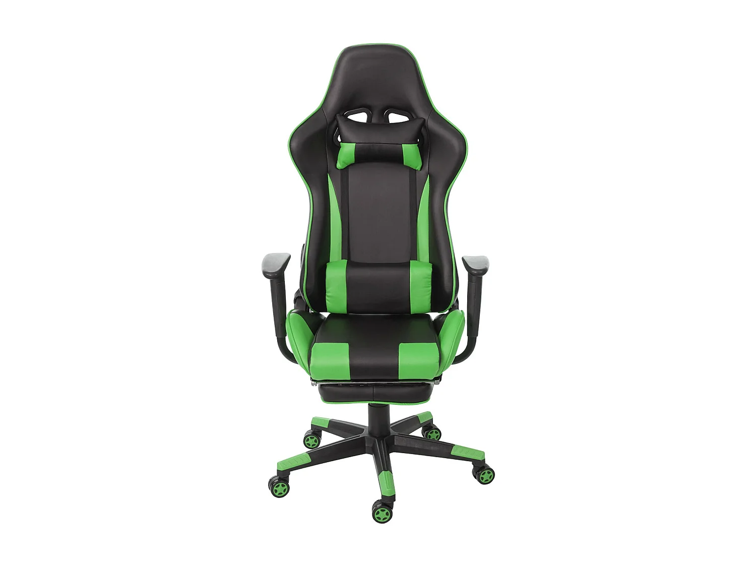 Chaise de bureau MCW-D25,  noir/vert