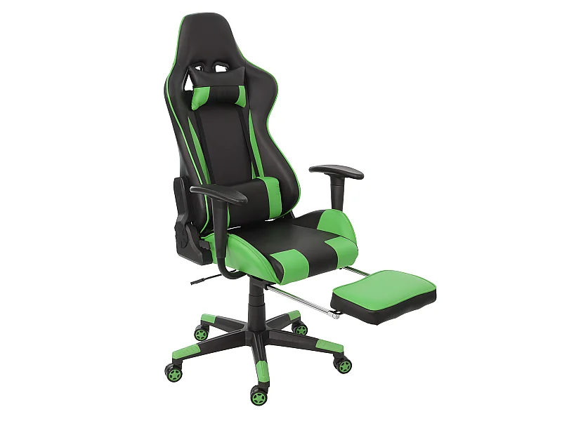 Bürostuhl MCW-D25, Schwarz/grün