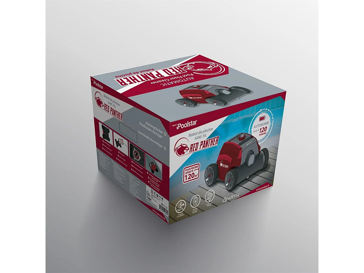 Robot de piscina Pantera Roja