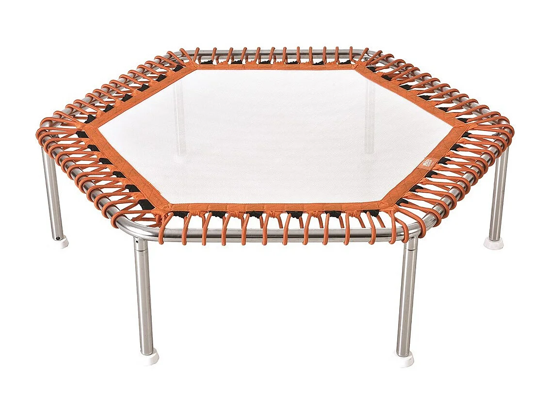 Waterflex Wassertrampolin 101 x H 34 cm Tramp Premium Rund - Edelstahl - MAX 100 Kg - Sechseckiges Modell