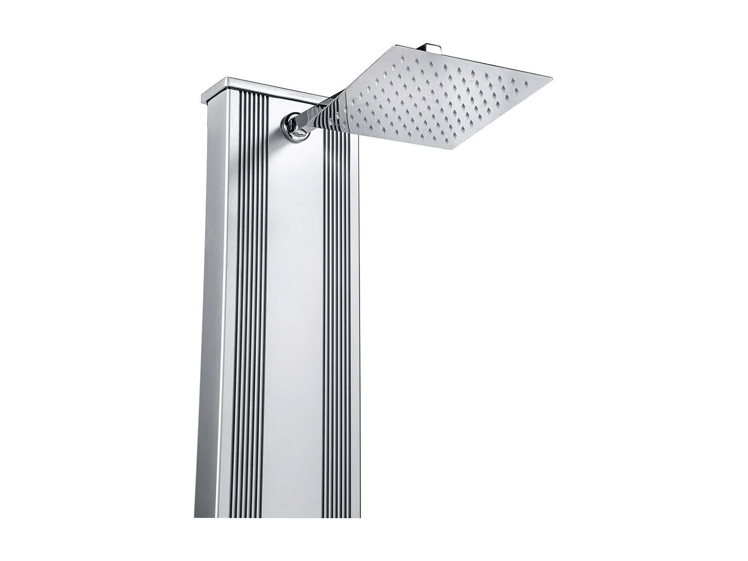 Dada Straight 32.4x14x228cm 40L Hybrid Aussendusche - Warm-/Kaltwasseranschlüsse - Abnehmbare Handbrause - Anti-Kalk