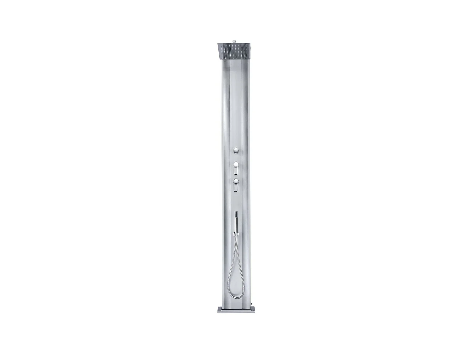 Dada Straight 32,4x14x228cm 40L Doccia ibrida da esterno - Attacchi acqua calda/fredda - Doccetta removibile - Anti-calcare