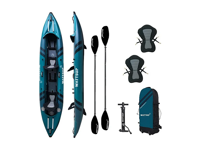 Kayak gonflable Wattsup COD 2 - 2 places - 410x85cm Max 220 kg - PVC/Dropstitch