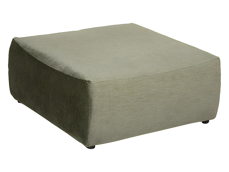 Pouf en Velours "Mavuno" 93cm Vert Cèdre