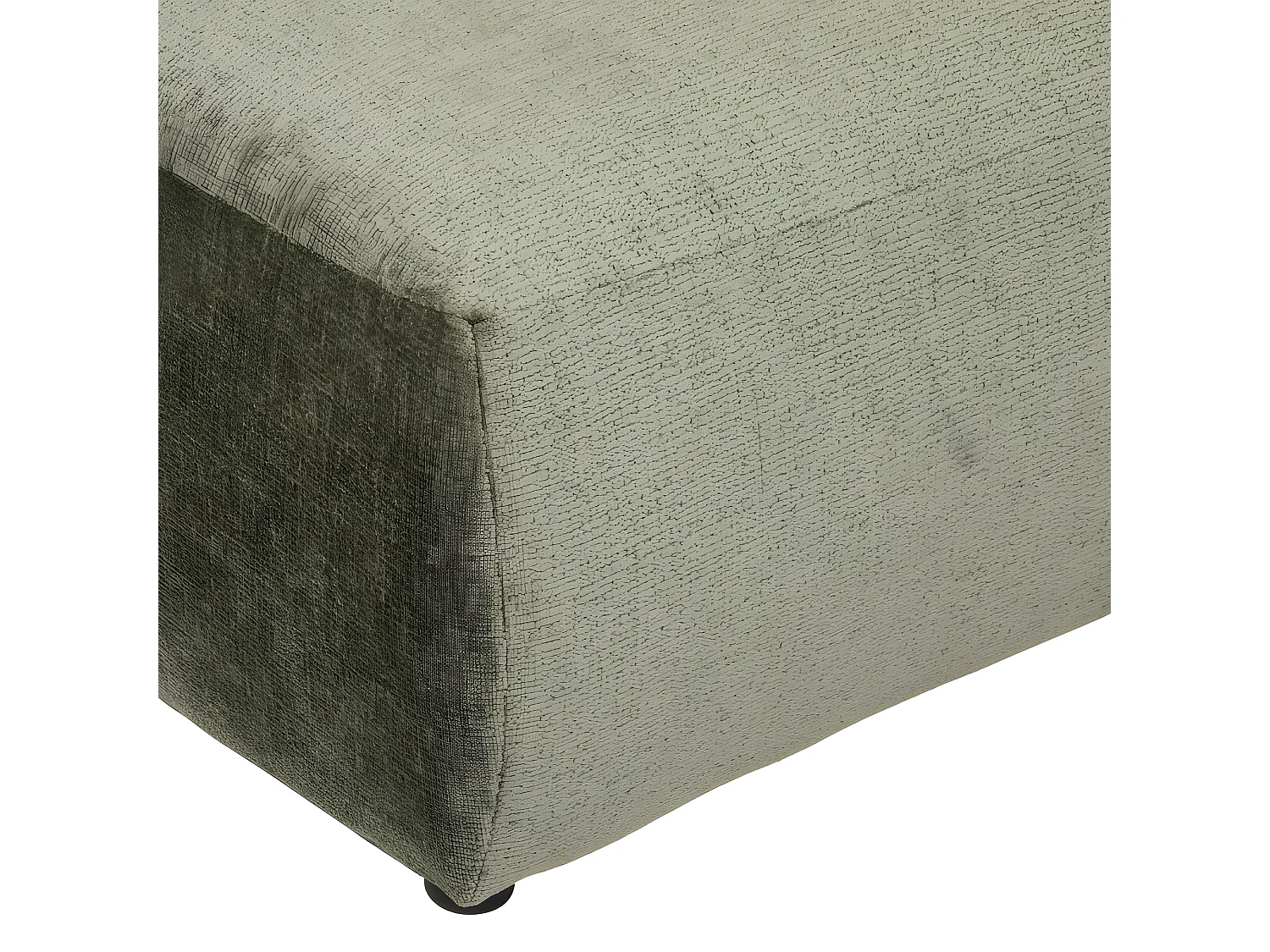 Pouf en Velours "Mavuno" 93cm Vert Cèdre