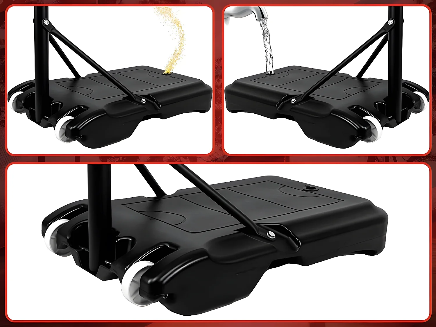 Panier de basket 1.60 m à 2.10 mTraining