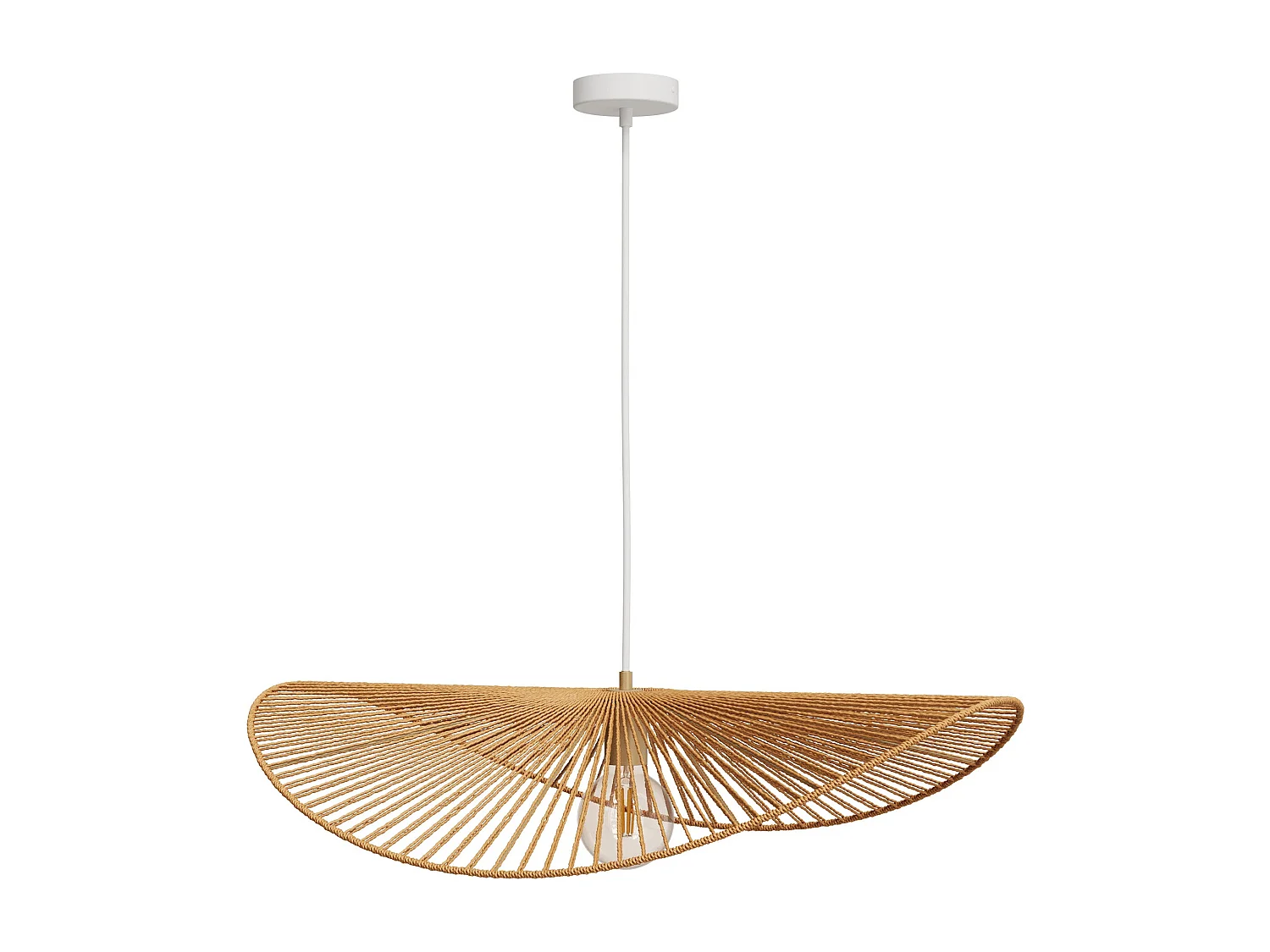 Lámpara colgante de papel de cuerda - Mada