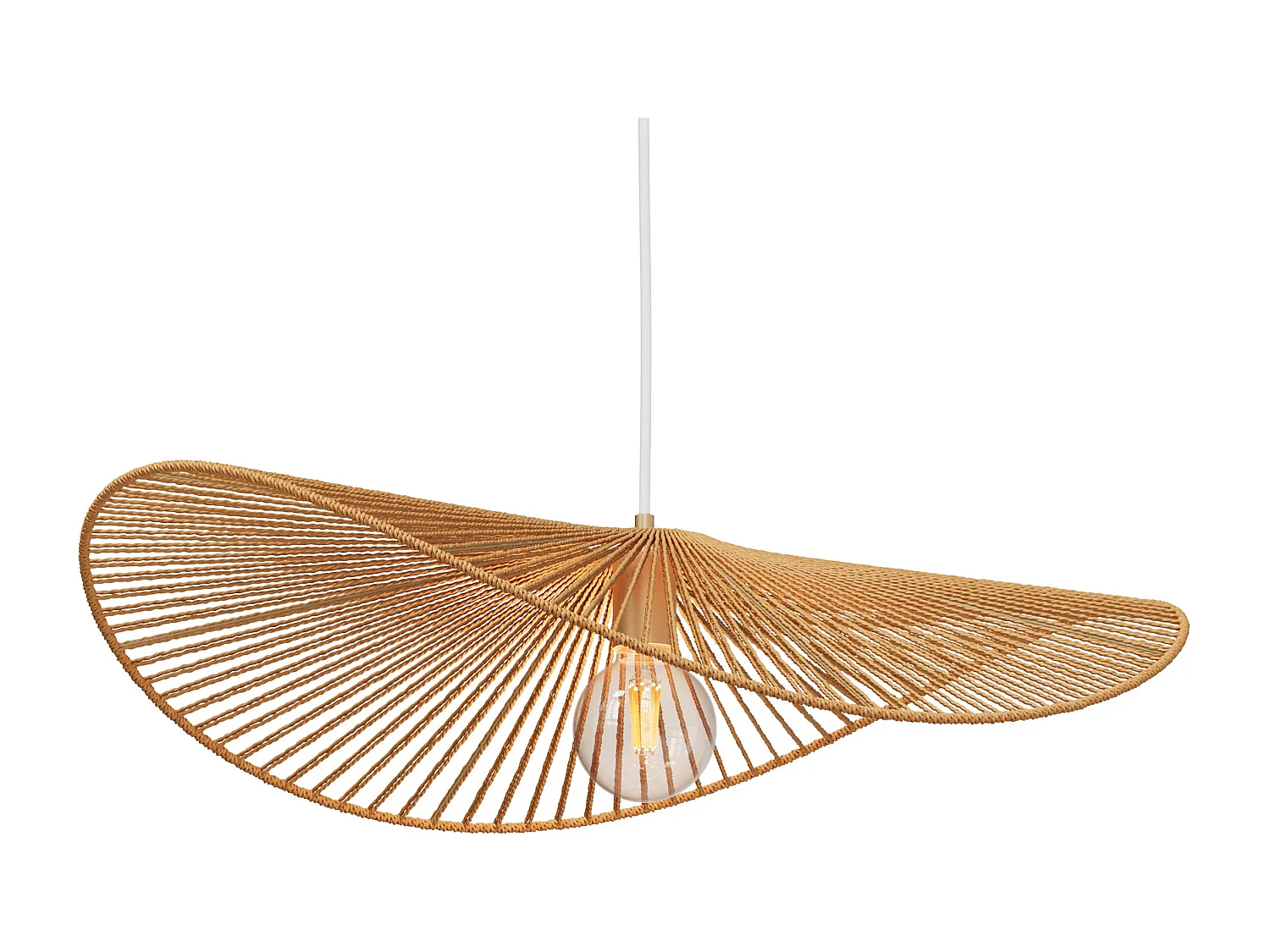 Lámpara colgante de papel de cuerda - Mada