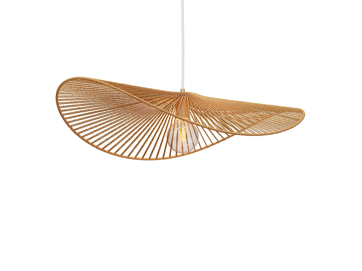 Sospensione in carta corda 75 cm - Mada