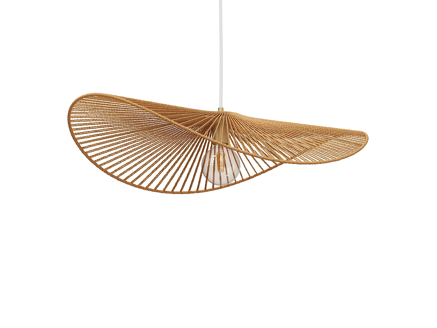 Sospensione in carta corda 75 cm - Mada