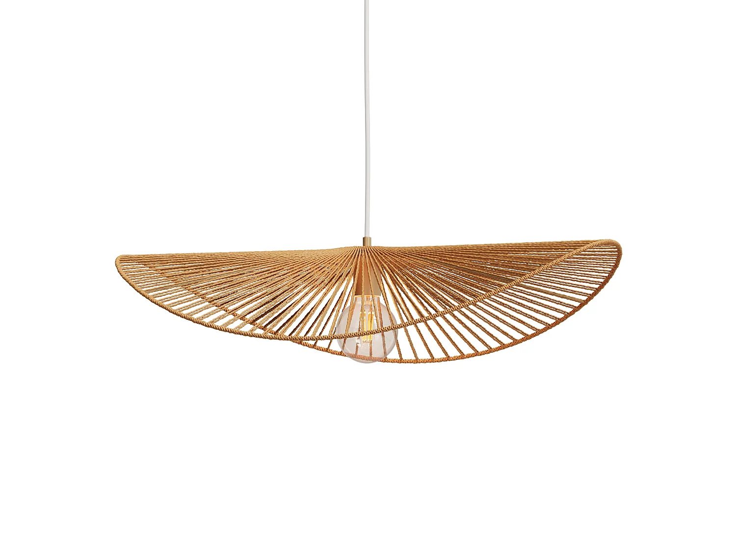 Sospensione in carta corda 75 cm - Mada